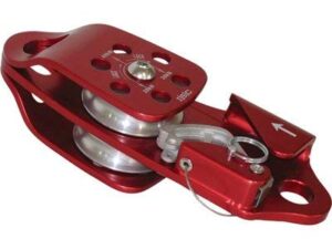 Doppelte automatisch Blockierende Umlenkrolle aus Aluminium