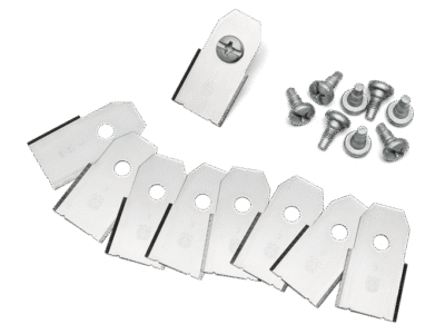 Messersatz, Messer beidseitig geschliffen