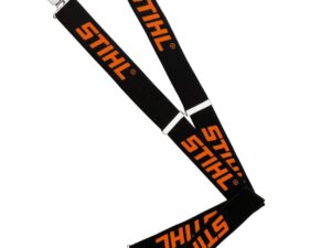 Hosenträger schwarz mit Metallklips STIHL